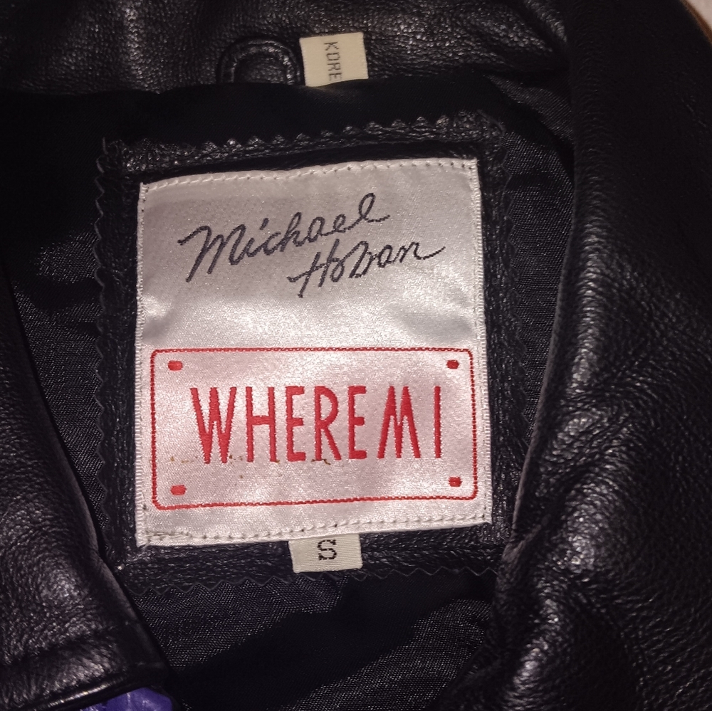 90s Michael Hoban Where Mi 8 Ball Black White Pur… - image 3